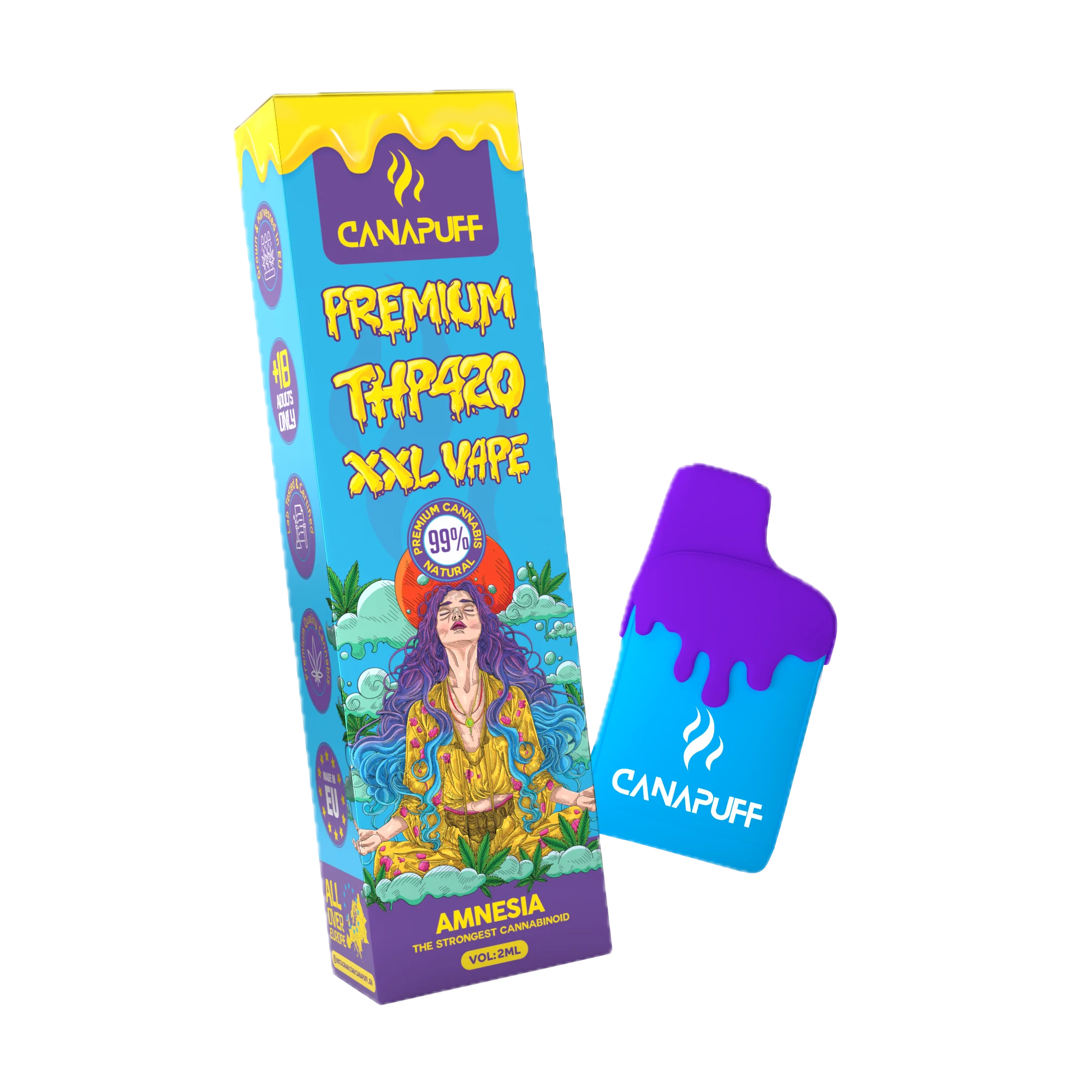 THP420 XXL Vape Amnesia 99% 2ml