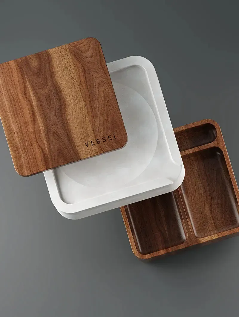 Ashtray - Walnut - Image 3