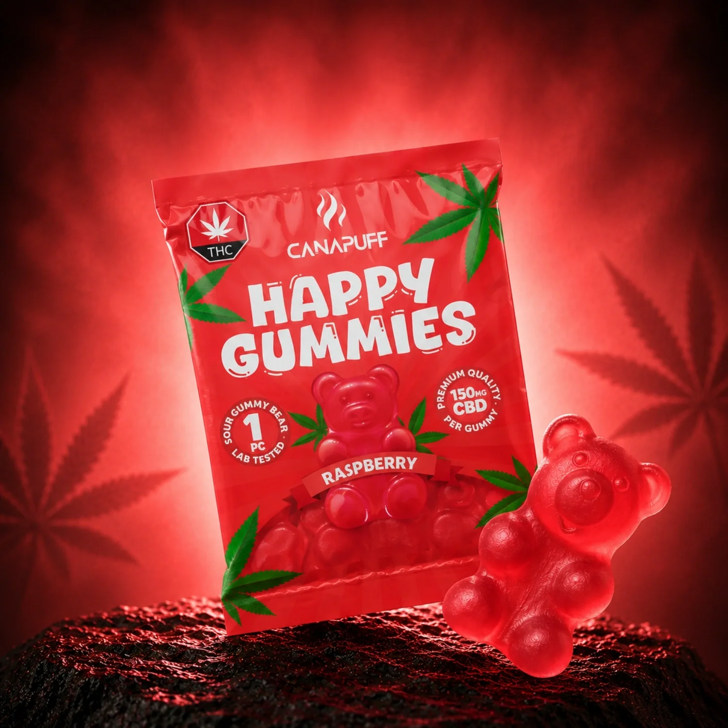 CBD Gummies Raspberry