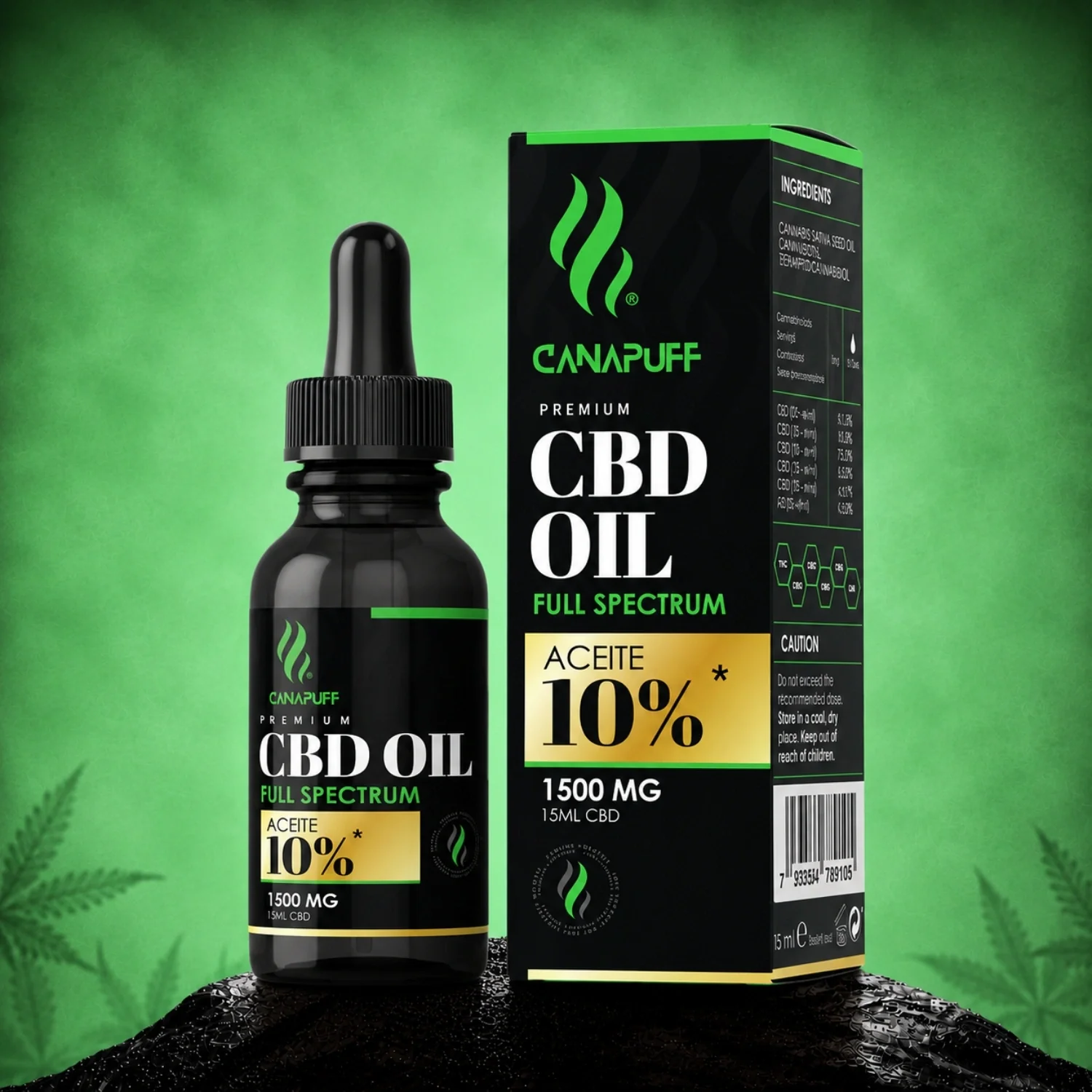 CBD Oil Full Spectrum 10% 15ml