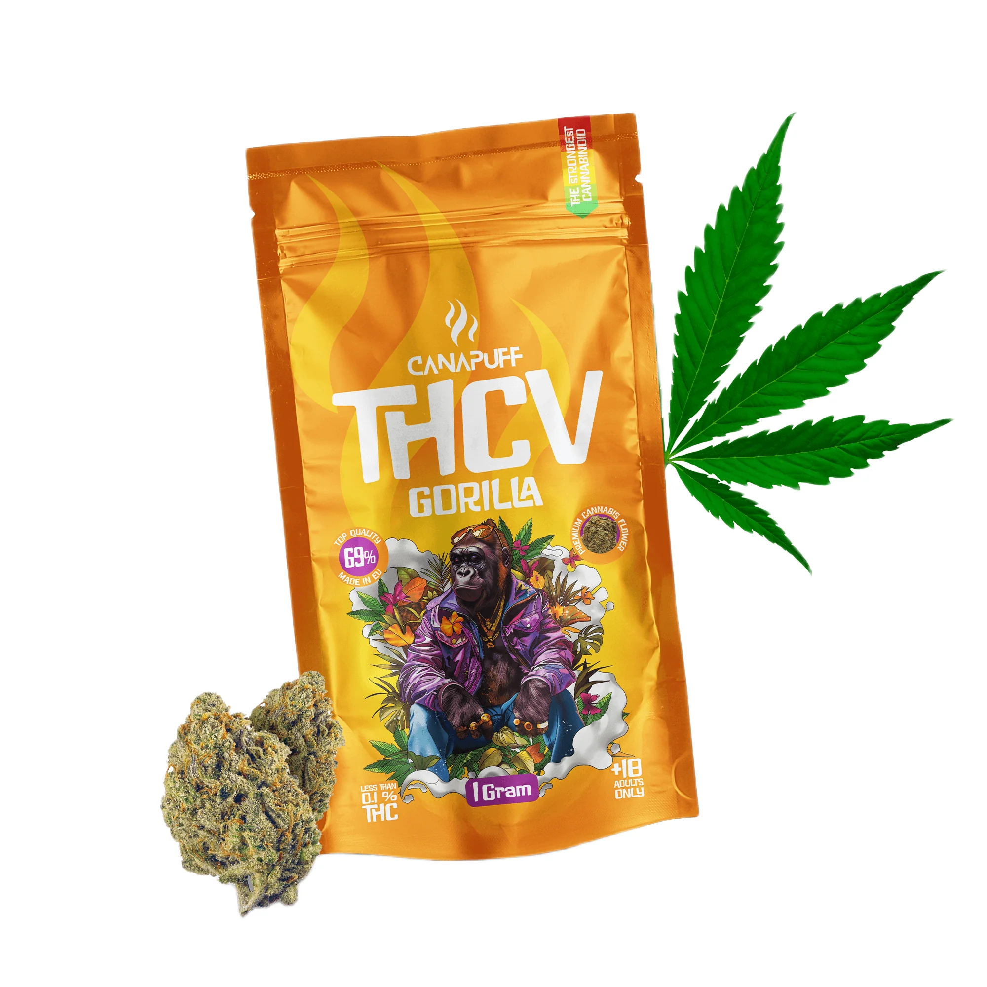 THCv Flowers Gorilla 69%