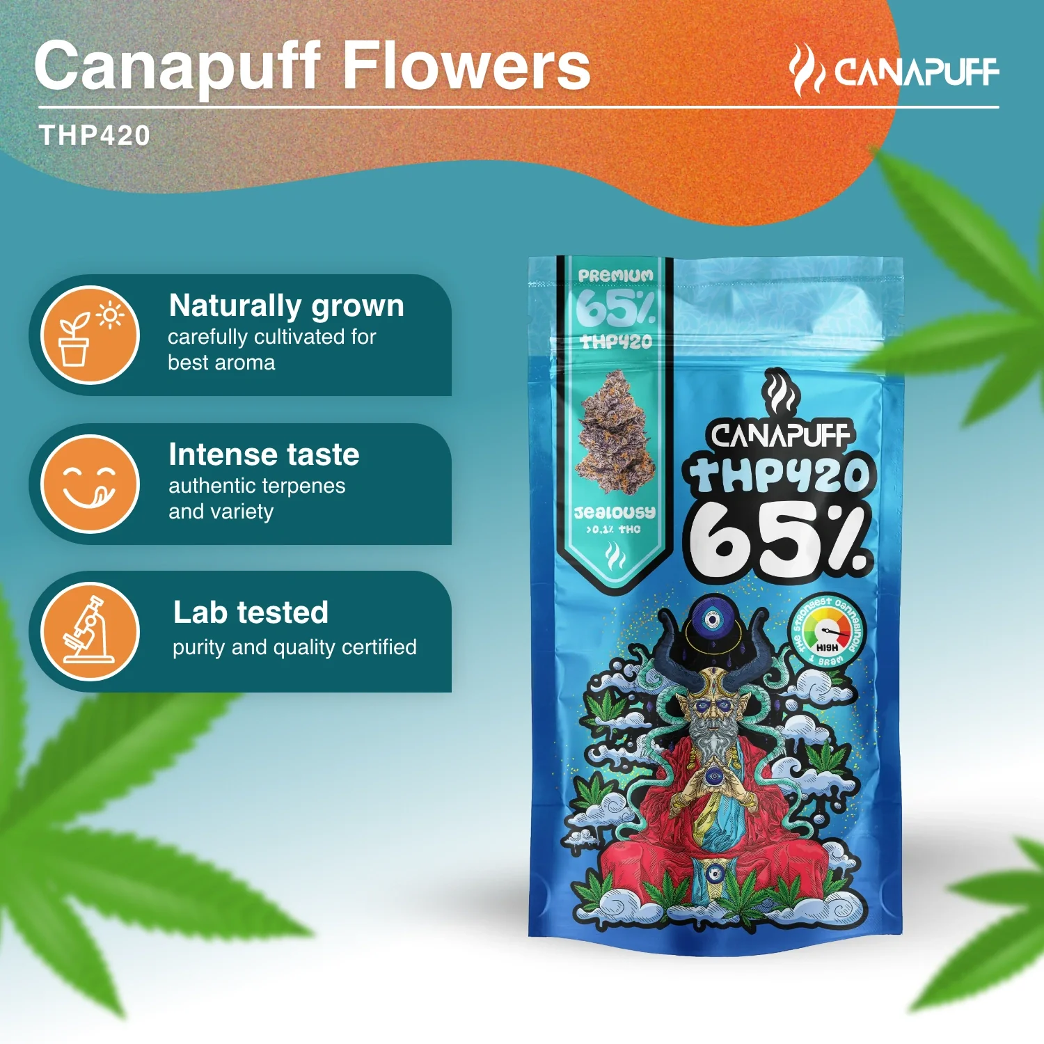 THP420 Flowers Jealousy 65% - Image 2