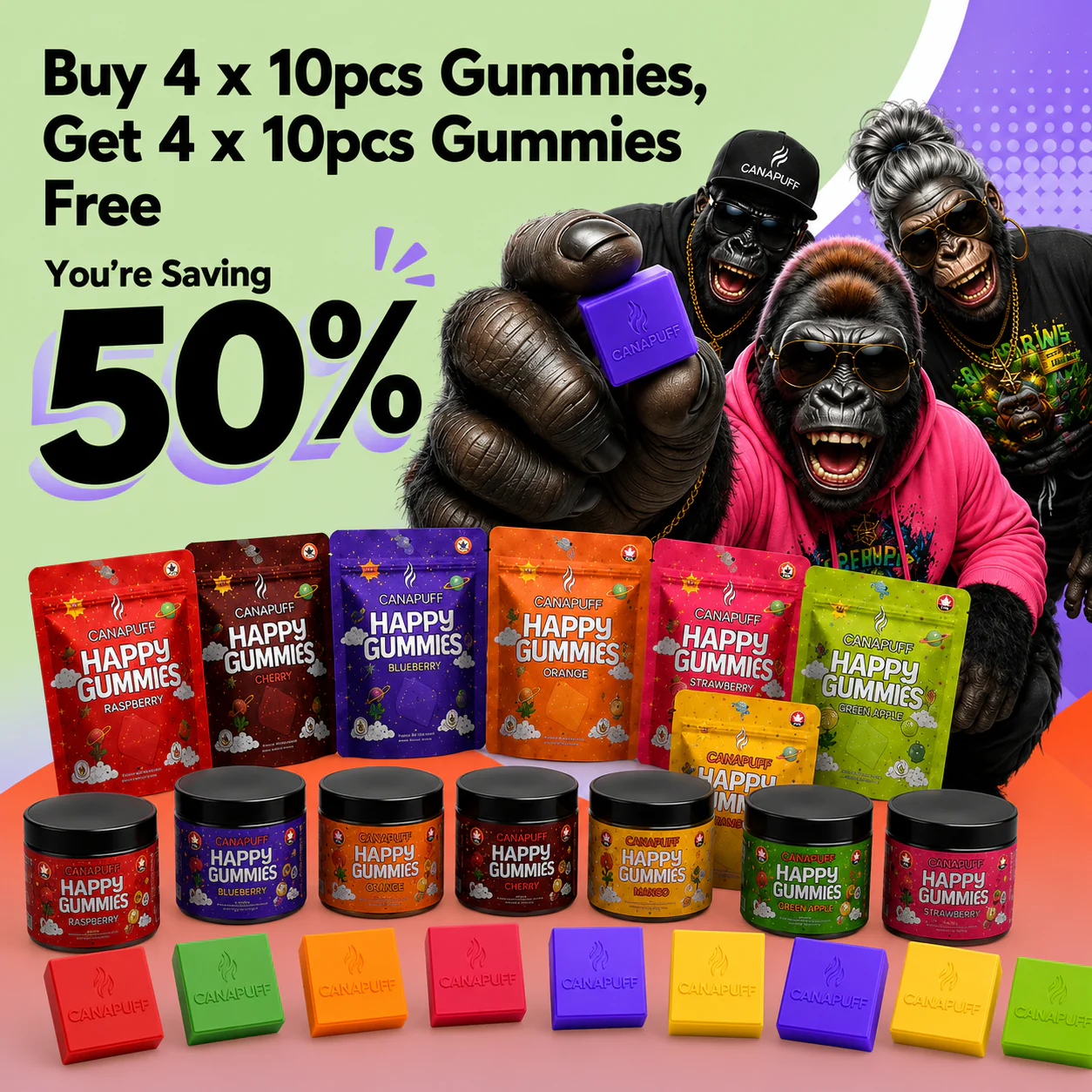 Gummy Deal: Buy 4 get 4 for FREE