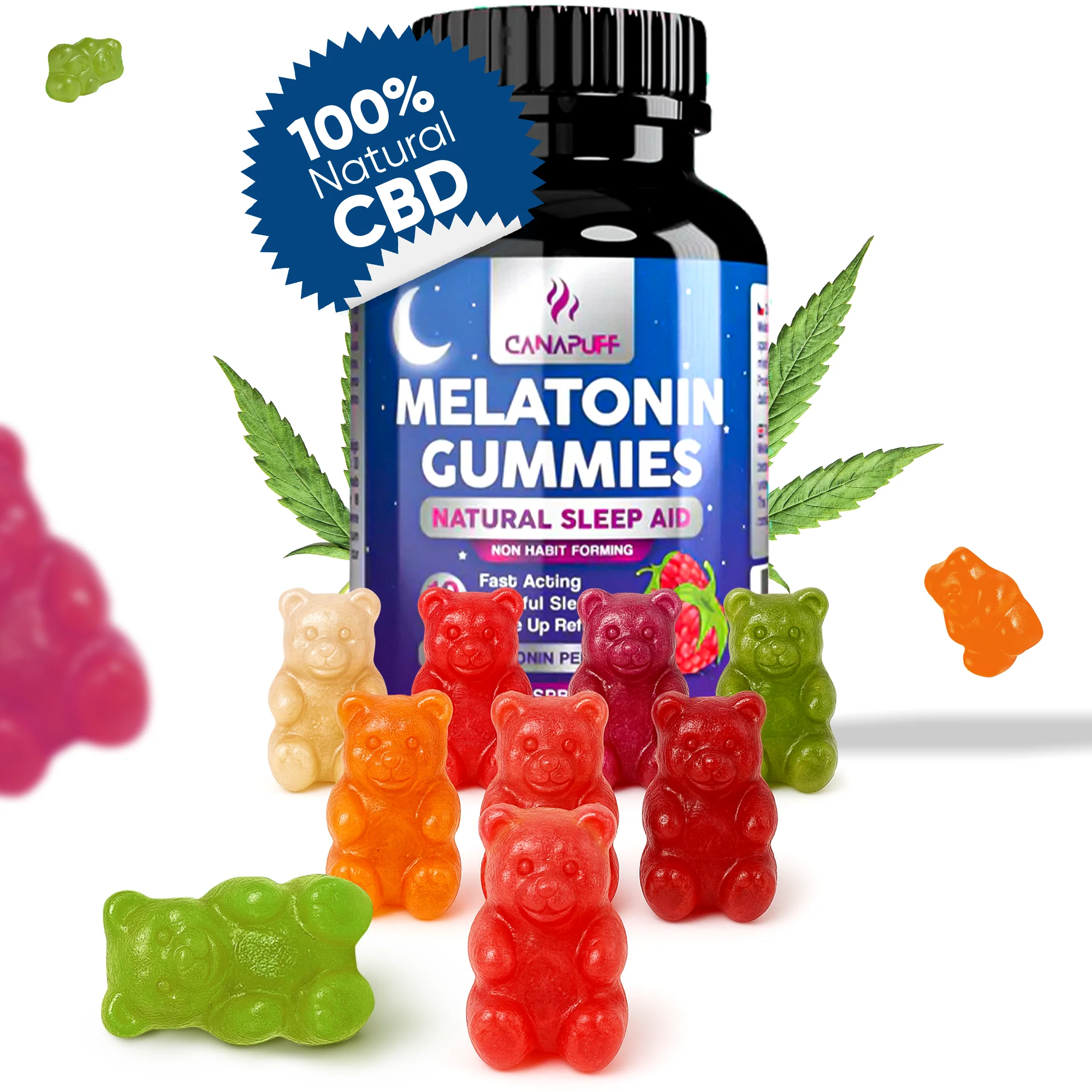 Melatonin Gummies Raspberry - Image 2
