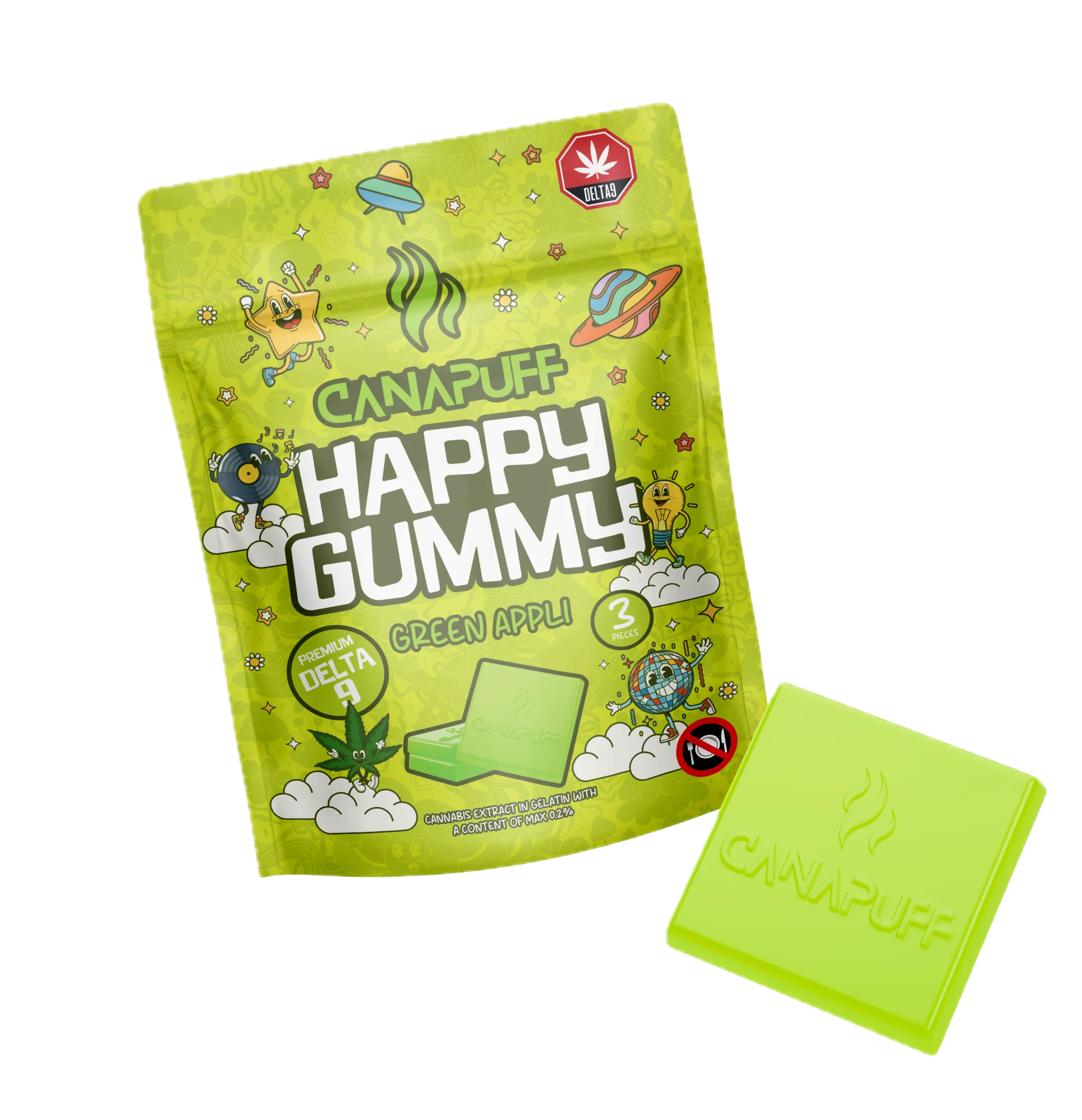 Delta 9 Gummy Green Appli - Image 10