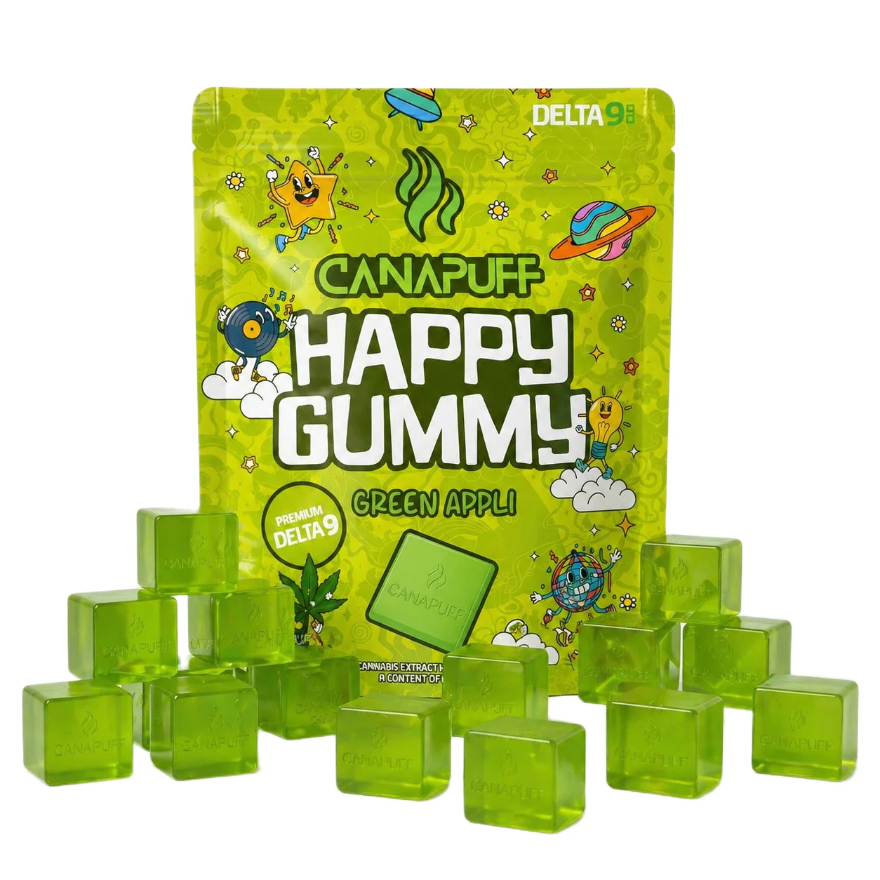 Delta 9 Gummy Green Appli - Image 12